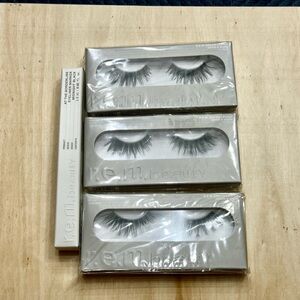 3 NEW glow n show lashes: 1 NEW black felt tip eyeliner